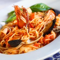 resep spaghetti seafood saus kari